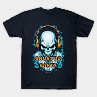Haloween ghosts DJ party T-Shirt